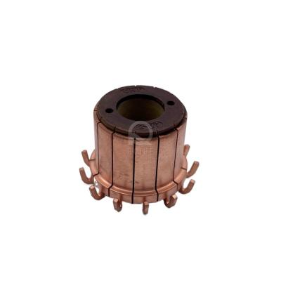 China DC Motor Wholesale Customized 7P Electric Motor Switch Armature Hook Collector Spare Parts for sale