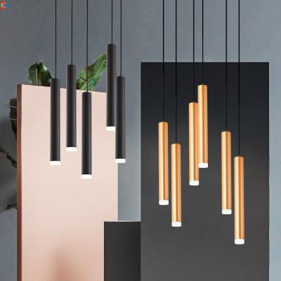 China Modern Minimalist Chandelier Hanging Light Nordic Modern Home Decorative Bedroom LED Track Kitchen Cafe Bar Restaurant Lamp Pendant Light for sale