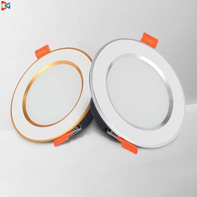 China Commercial 100LM/W Led Downlights Indoor Round 3CCT Spot Down Light 7W 10W 15W 20W 30W LED COB Recessed Downlight for sale