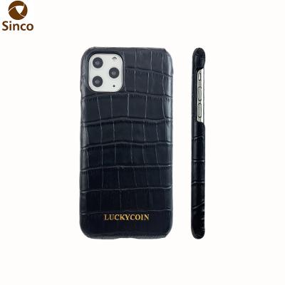 China High Quality Hot Selling Genuine Slim Leather Phone Case Shockproof For iPhone 11 Pro Max for sale