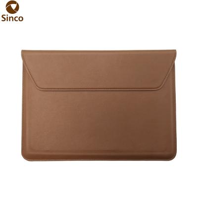 China High Quality Waterproof Microfiber Vintage Texture Business OEM ODM Microfiber Thin Laptop Sleeve Bag for sale