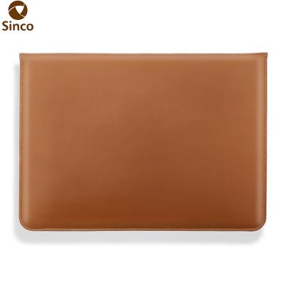 China High Quality Waterproof Microfiber Vintage Texture Business OEM ODM Microfiber Thin Laptop Sleeve Bag for sale