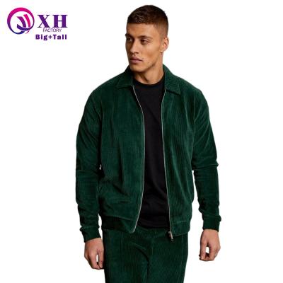 China High quality sublimation thermal men's tracksuit jacket and pants set simple loungewear plus size velor tracksuit men for sale