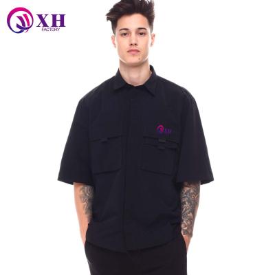 China Custom Made High Quality Black Cotton Sport Big And Tall Viable 100% Oversized Polo Shirts White Plus Size Mens Polo Shirts for sale