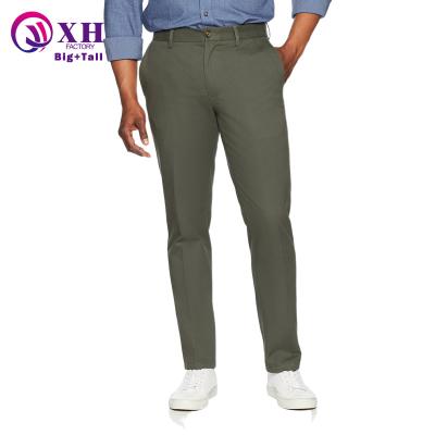 China Viable Custom Logo High Quality Basics Golf Fashion Straight Leg Flip Oversized Chino Men's Pants & Trousers for sale