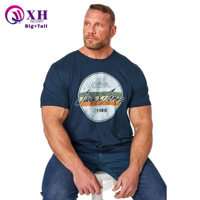 China Wholesale Custom Viable Custom Made Shirts O-Neck 100% Cotton Quick-Drying Half Sleeve Logo Print Plus Size Customized Mens T-shirt for sale