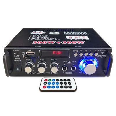 China Oupushi BT298A Digital Amplifier 2 Channel Professional For Home/Car Audio 26*23*12 cm for sale