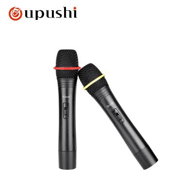 China Dual Channels Wireless Microphone VHF Handheld Microphone 2 Channel Microfon In Dubai for sale