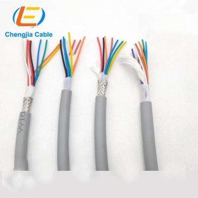 China Insulation Industrial Crane PVC TPU 0.75X8C Remote Control Cable 8 Cores PUR Sheathed Shielded Robotic Power Cable for sale