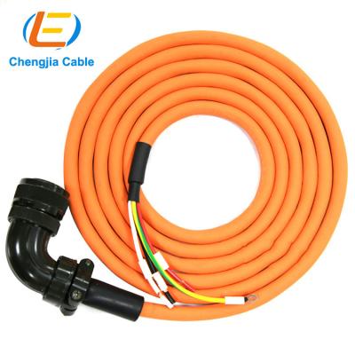 China Electronic Drag Chain Mitsubishi J3 Plug Power Wire MR-PWCNS5-3M-H Highly Flexible High Power Servo Coding Cable Optional for sale