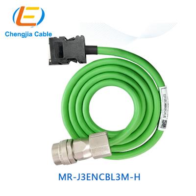 China Mitsubishi wireJ3 series MR-J3ENCBL3 M-H Servo motor encoder cable MR-J3 J4 JE electronic series MR-J3ENCBL5M-A1-L for sale