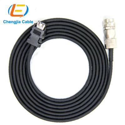 China Mitsubishi J3 JE J4 ES series electronic cable MR-J3ENSCBL3M-A1-L servo motor connection high power servo coding wire for sale