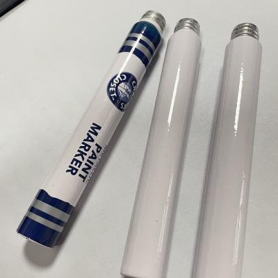 China Metal aluminum Custom-made aluminum tube empty shell pen holder for markers and markers for sale