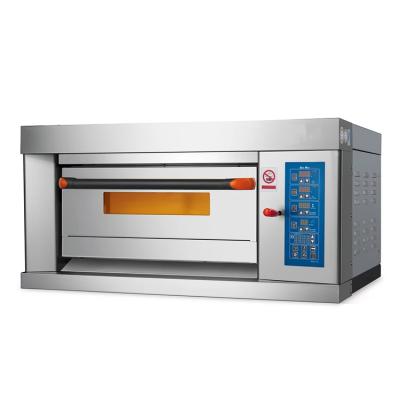 Cina Large Capacity Digital low price deck oven gas deck baking oven with Heating Element in vendita