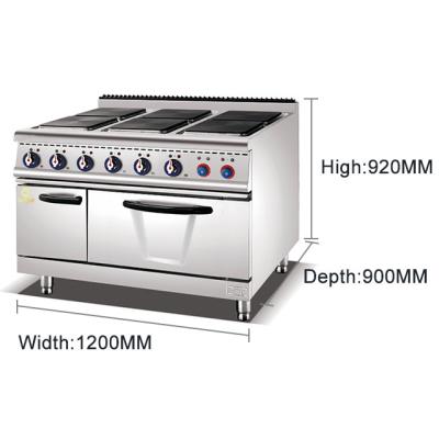 Κίνα Cooking Plate 300x300mm  6 Hot Plate Cooker With Oven(Square) προς πώληση