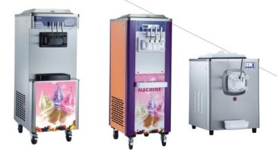 China Soft Ice Cream Machine 6-8kg/h Production 5L Hopper for Pre cooling And Night Preservation en venta