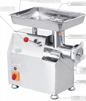 China Electric Stainless Steel Meat Grinder Mincer 220V with Enhanced Gear driven Motor Te koop