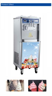 China 330-420 CUPS/per hour Air Cooled Refrigeration Unit with Ice Cream Pump and Jam Lace en venta