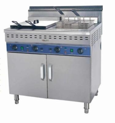 China Stainless Steel Electric Fryer with 220-240V Voltage for Frying Food at 0.C~300.C for sale