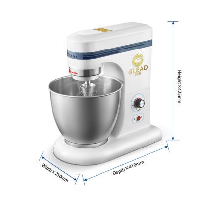 China Commercial 0.35KW Cake Mixer With 7L Volume And Stable Copper Motor For Hotel Kitchen for sale