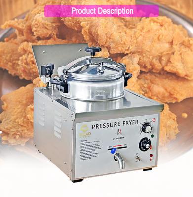 China 16L Capacity Fried Chicken Stove 3 Kw Power Commercial Hotel Equipment Electric Heating Panel for sale