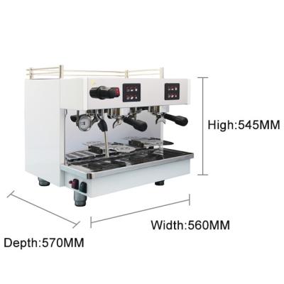 China 3750W Commercial Hotel Equipment Dual Purpose Mechanical Panel Without Oil Filter Electronic Control Vane Pump Tall Cup en venta