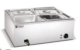 中国 2-tank Commercial Cooking Equipment For Restaurant / Hotel /  Commercial Kitchen 1.5KW Electric Bain Marie 販売のため