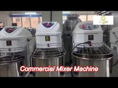 Silver Color Food Mixing Machine 10L 15L 20L 25L Three Functions Ce Certification