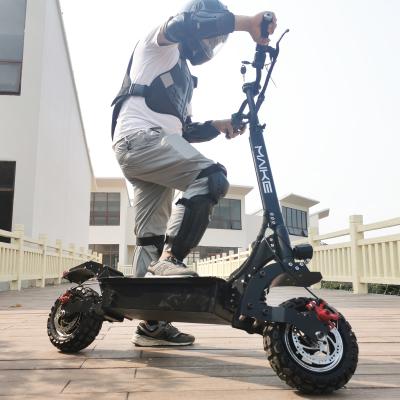 China maike OEM electric scooter 11 inch big wheel MK4 1200w off road electric scooter adults 11inch for sale