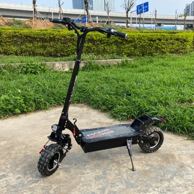 China Maike Unisex MK4 1200W 48V Fast 11 Inch Off Road Tire e Mid Size Electric Scooter With Seat for sale