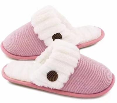 China 2021 Fashion Trend Wholesale Indoor Slippers for Women Fuzzy Slippers Outdoor Plush Slippers for sale