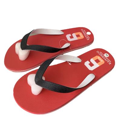 China Fashion Trend Men's Fashion Design EVA Flip Flop Slippers for Bathroom and Beach for sale