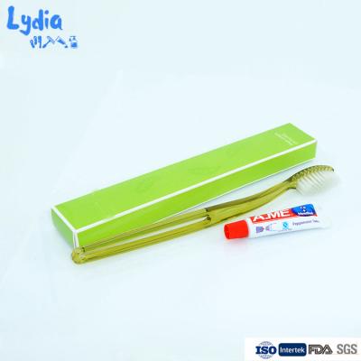 China Good Quality Disposable Hotel Whitening Disposable Dental Kit With Toothpaste for sale