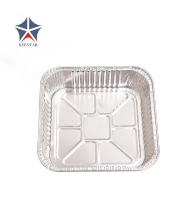 China Eco - Friendly Aluminum Foil Square Food Container , Aluminum Foil Bakery for sale