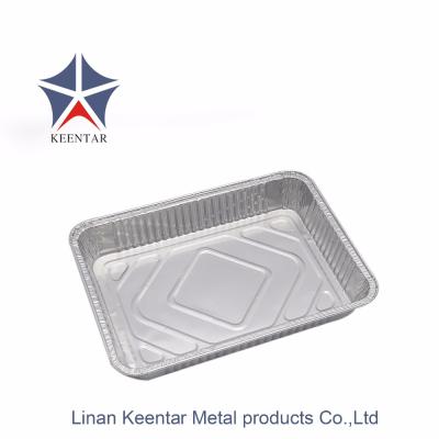 China Environmental protection factory direct sales rectangular aluminum foil tray for sale