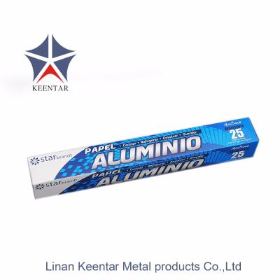 China 8011 Aluminum Alloys Eco-friendly Kitchen Use Aluminum Foil Ketchen Packing Food Ketchen Storage Freezing Embossed 8011-