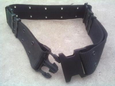 China Black nylon tactical belt for sale