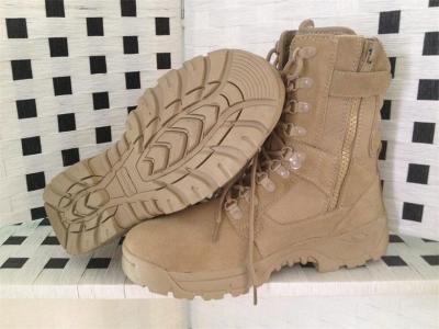 China Hot sale desert leather army boot for sale