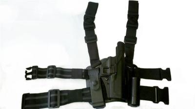 China Black Plastic P226 holster/tactical holster/leg holster for police for sale