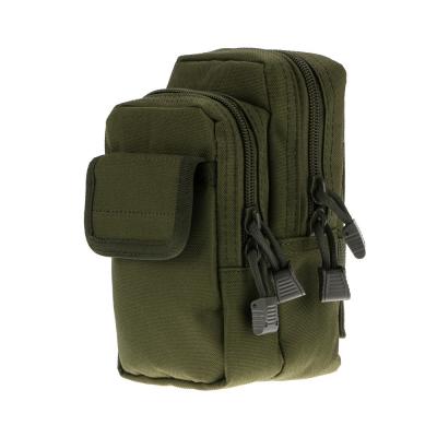 China Outdoor MOLLE Tactical Military Pouch Army Green Waist outdoor pouch for sale