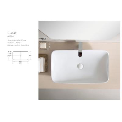 China High Quality Cheap Modern White Ceramic Art Countertop Basin From Direct Sales for sale