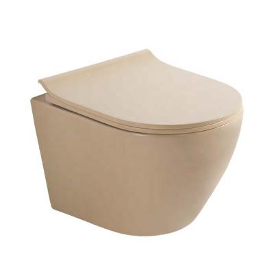 China Modern Smart Wall Hung Ceramic Smart Toilet With Cistern For Bathroom Ceramic Wall Hung Toilet for sale