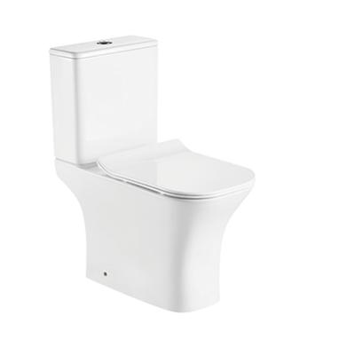 China Modern One Piece Toilet 2 Piece High End Italian Ceramic Sanitary Lavatory Toiletries 2 Piece Public Toilet for sale