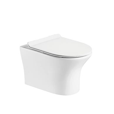 China Cheap Modern Bathroom Cabinet Tow Piece Dual Fu Piece Toilet for sale