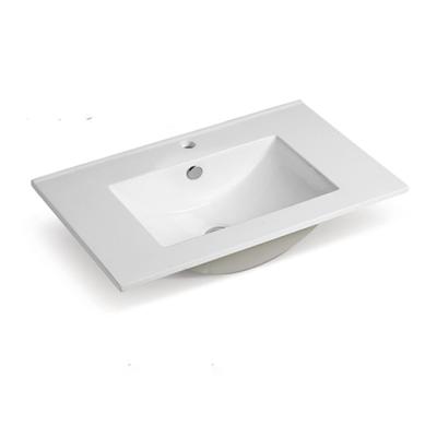 China Modern Custom Ultrathin Thin White Color Wash Basin Cabinet Edge Price Ceramic Sink Ceramic Sink for sale