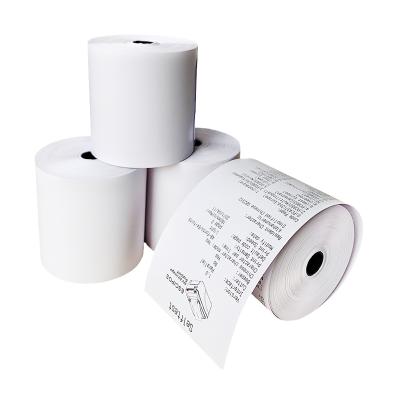 China Cash Regester OEM Printed 3 1/8 Roll Thermal Paper 80x80 75mm Thermal Paper for sale