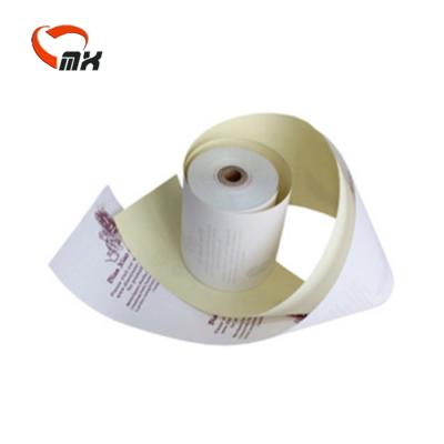 China ATM Machine Maker Custom Carbonless Copy Paper Roll 2 Plys for sale