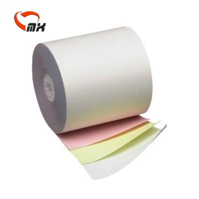 China Carbonless ATM Machine Print 2 Ply NCR Paper Rolls for sale