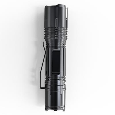 China Convenient Portable Mini Weather Resistant Lightweight Aluminum Alloy Tactical Torch With A Clip For Easy Carrying for sale