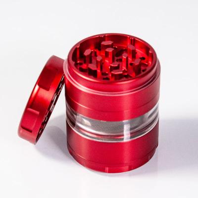 China Popular Custom Logo CNC Sharp Teeth 4 Layers 2.5inch Metal Tobacco Grinder OEM Aluminum Herb Grinder for sale